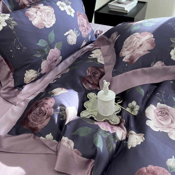 Floral design tencel bedding